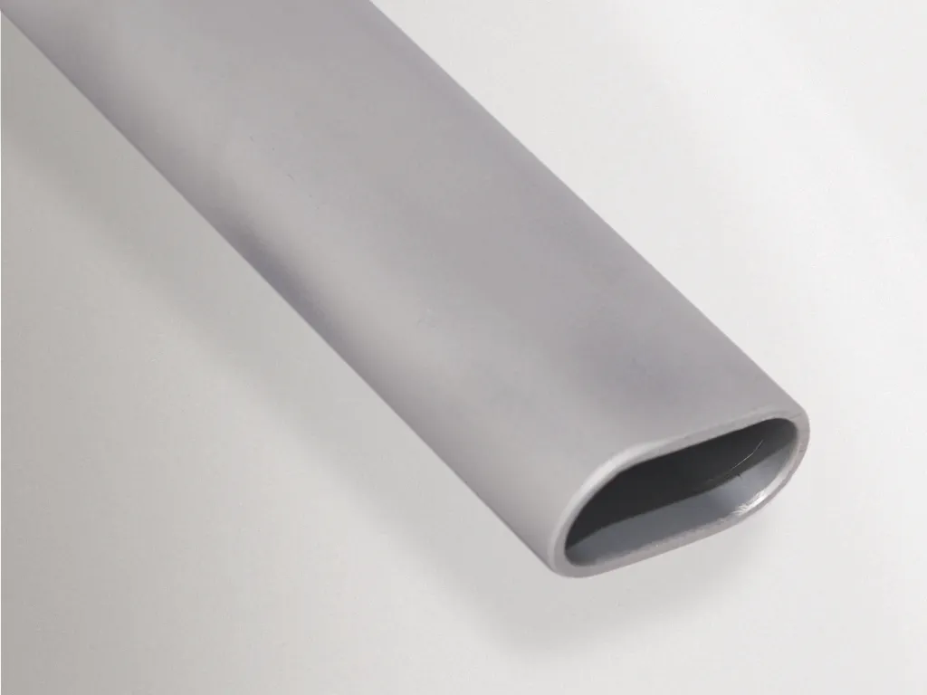 Pulverbeschichtete Aluminium-Ovalrohre mit flachen Seiten