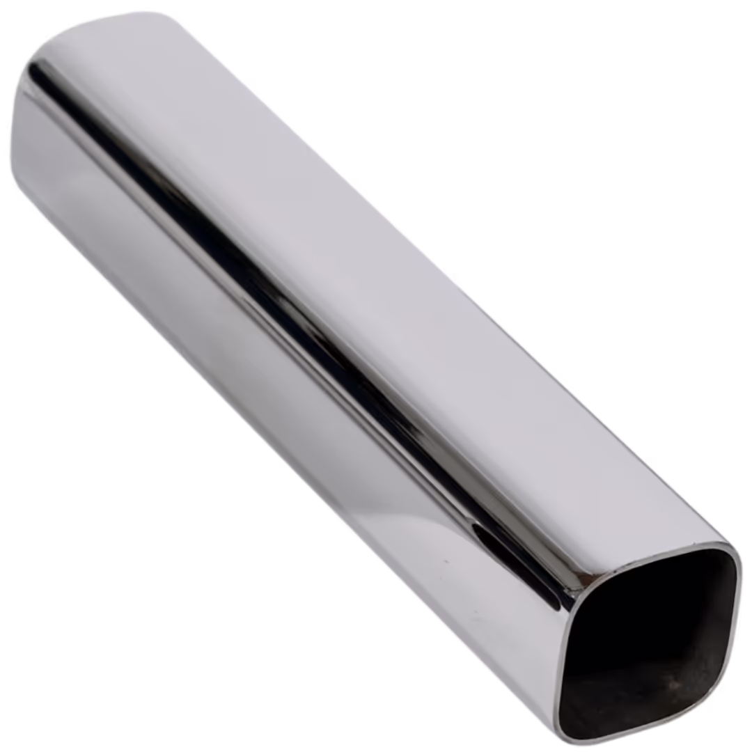 Tube carré radié en acier inoxydable
