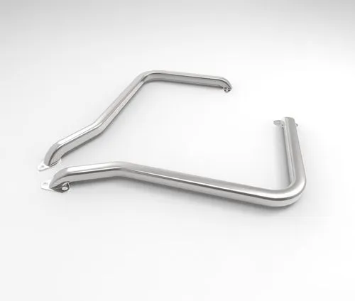 Binari in acciaio inox di forma quadrata